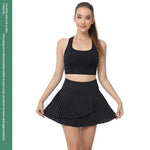 Running And Fitness Pleated Yoga Skirt Sun Protection