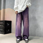 Retro Straight Loose Jeans For Men