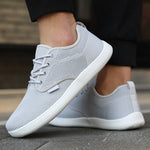 Wide-Width Barefoot Shoes For Cross-Border Use Mens Breathable Mesh Casual Sneakers