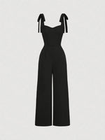 Stylish And Elegant Sleeveless Strap Jumpsuit For Women