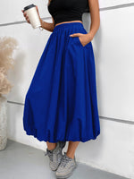 Womens Loose Bloom-Shape Skirt