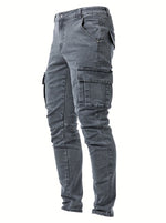 Shanxi Stretchy Slim Straight Pants