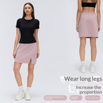 Casual Versatile High-waisted Slit Skirt For Women