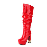European And American-style Ultra-high-heeled Booties