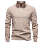 AutumnWinter New Arrival Stand Collar Half-Zip Thermal Base-Layer Sweater For Men