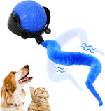Interactive Cat Ball Toy, New Cat Ball Toys With Cord Mouse, Smart Self Rolling Cat Toys For Bored Indoor Cats, Automatic Moving Peppy Pet Ball