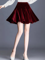 Loose And Stretchable High-waisted Sundress Summer Pleated Skirt