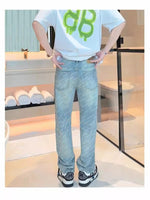 Shanxi Stretchy Slim Straight Pants