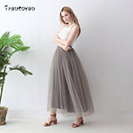 Prom Dress Tulle Skirt Womens Half-skirt