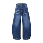 Mens High-Street Relaxed Premium-Looking Versatile Wide-Leg Pants