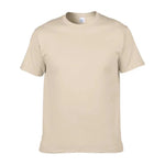 Unisex Casual Solid-color Cotton T-shirt