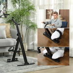 Seated Pedal Exerciser, Foldable Leg Exercise Bike with LCD Monitor for Seniors Elderly, Rehabilitation Recovery Therapy