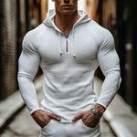 Men Slim Fit Trendy Long Sleeve Hoodie