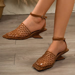 Plus-size Breathable Closed-toe Sandals