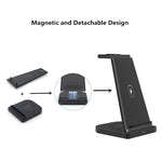 Versatile Foldable 3-In-1 Wireless Charger For Mobile Phone