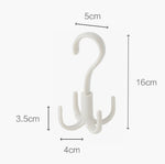 Rotary hanger, scarf, tie, scarf, clothes hanger, multi-functional plastic hanger for household use and space saving