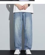 Fleece Lined American Style Retro Mens Straight Leg High Street Pants