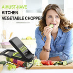 16 In 1 Vegetable Chopper, Salad Fruit Vegetable Food Chopper Slicer Peeler thumbnail 6