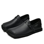 Large-size Soft-soled Soft-leather Fashionable Mens Leather Shoes