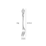 Stainless Steel Cutlery Spoon West Dinnerware Set Gold Plated