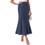 Bohemian A-line High-waisted Chic Silk Midi Dress For Women