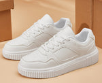Solid-color Casual Stylish Versatile Sneakers