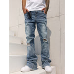 Shanxi Stretchy Slim Straight Pants