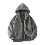 Women's Casual Fleece Cardigan Zip-Up Jacket