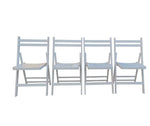 Furniture Slatted Wood Folding Special Event Chairs