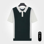 Mens Knitted Short-Sleeve Casual Top