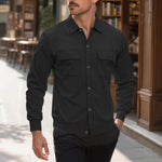 Men's Corduroy Shirt Pocket Coat