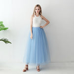 Prom Dress Tulle Skirt Womens Half-skirt