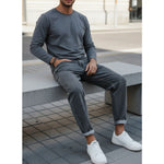 Shanxi Stretchy Slim Straight Pants