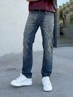 Shanxi Stretchy Slim Straight Pants