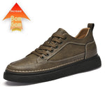 Autumn Mens Shoes With A Hidden Heel Lift