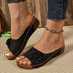 SpringSummer New Arrival A Single-flower Open-toe Sandal
