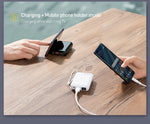 Small square wireless fast charge mobile power LED digital display portable 10000mAh