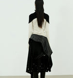 Fairy-style Rhinestone-studded Two-way Halter-neck Asymmetrical Dress