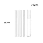 Glass Straws, Pearl Milk Tea Coarse Drinking Straws, Non-disposable Transparent Water Cups, Long Straws