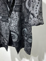 Summer Thin Fashion Irregular Print Loose Top