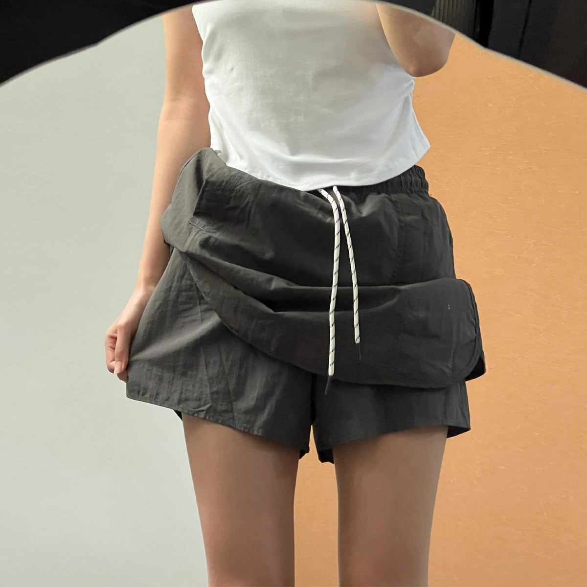 Stylish High-waisted Slimming Sports Skirt