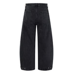 American-style Streetwear Hip-hop Distressed Wide-leg Jeans