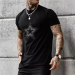 Mens Casual Summer T-Shirt With 3D Print