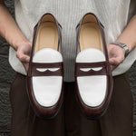 New Stylish All-match Mens Slip-on Casual Leather Shoes