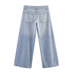 Women's High-waisted Straight-leg Jeans
