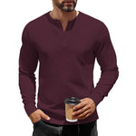 Mens Long-Sleeve Sweatshirt With Jacquard Small Plaid Pattern