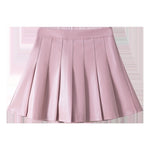 Slimming Pleated Leather Midi Skirt For Work