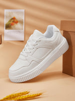 Solid-color Casual Stylish Versatile Sneakers