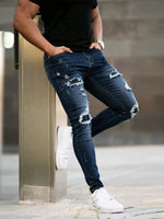 Shanxi Stretchy Slim Straight Pants