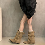 Women's Fashion Pointed-Toe Ankle Boots
